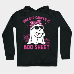 Breast Cancer Is Boo Sheet Breast Cancer Warrior Halloween Hoodie